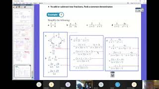 2 March - Pure 2 - Chapter 1 - Adding & Subtracting Algebraic Fractions - Ex 1C