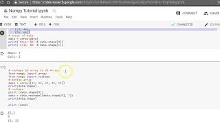 11  More Numpy Reshape