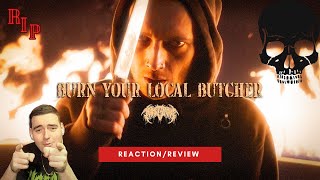 CRAZY REACTION To The Grave "Burn Your Local Butcher"