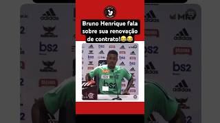 Bruno Henrique fala sobre sua remoção de contrato! #futebol #flamengo #shorts #short #shortsvideo