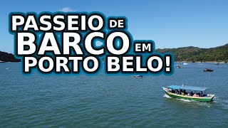 PASSEIO de BARCO na ILHA MAIS LINDA DE SANTA CATARINA 4K | PORTO BELO | Adri e Rafa Pelo Mundo EP.10