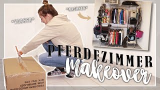 PFERDEZIMMER MAKEOVER ✨ | Mein Pferdezimmer einräumen 😍 // A&G HorseDiary