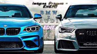 Imagine Dragons - ENEMY ft. "BMW x AUDI" EDIT 😈🔥 [4K] | Boys Attitude WhatsApp Status!!