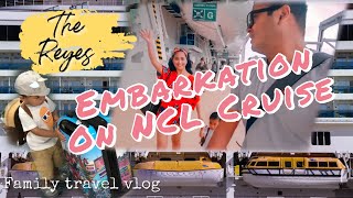 CHEAPEST TRANSPORTATION TO PORT CANAVERAL| NCL CRUISE TO THE BAHAMAS| EMBARKATION|FAMILY TRAVEL VLOG