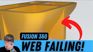 Fusion 360 Web and Ribs (How To Troubleshoot)