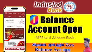 Indusind Bank Account Opening Online 2024 | Indusind Bank Zero Balance Bank Account Opening Online