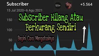 Subscriber Hilang atau Berkurang sendiri? Begini solusinya