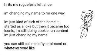 name change (rogueforts left shoe)