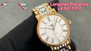 Đồng hồ nam Longines Presence Roman L4.921.1.11.7 #watch #dongho #longines