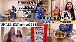 *VLOG:PRODUCTIVE MONDAY,getting ThingsDone,OUR UHAUL EXP??INDIA LAST FEW DAYS,INDIAN MOM USA,H4 wife