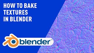 How to bake textures in Blender