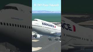 B-747 Pure Take Off (Must Watch)