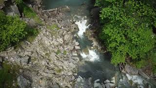 Cascade du saut de la pie (Auzet) Dji Mini 2