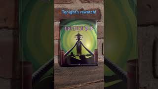 Tonight’s rewatch.  Beetlejuice Beetlejuice tomorrow! #beetlejuice #steelbook #4k  #physicalmedia