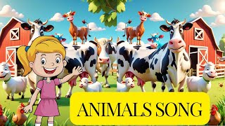 Animals song | A Fun Animal Song for Kids | Sing Along with the Animals | TRAIN YOUR BRAIN