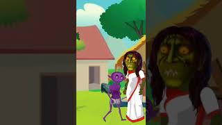 অনেক বৃষ্টি হবে আজকে 🌧️😱👹🧟‍♂️🌂#shorts #cartoon #comedy #funny #bhoot #shortvideo #animatedcartoon