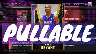 2K RUINED NBA2K20 MYTEAM WITH THE NEW DUO SUPER PACKS!!! PULLABLE OPAL KOBE!!!