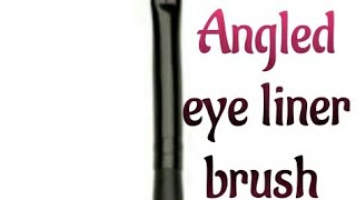 Different eye liner brushes with uses of eye liner brush...