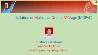 How to install MOPAC | Molecular Orbital Package Software