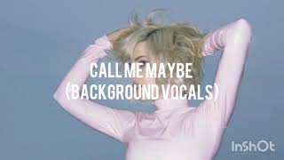 carly rae jepsen - call me maybe (background vocals)