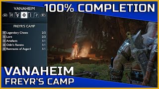 God of War Ragnarök - Freyr's Camp (Vanaheim) - 100% Completion