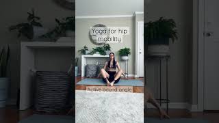 Yoga for hip mobility- mobility is different than flexibility! #yoga #mobility #yogalife  #movement