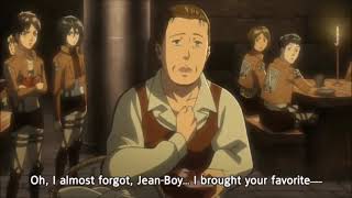 Jean shout on his mother   Attack on titan season 1 clip