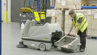 Topfloor TF110R TRS - Watch the Ride-On Sweeper In Action!