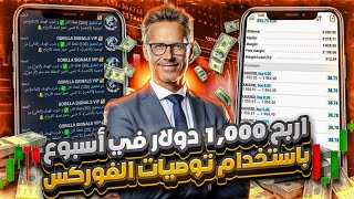 كيف تحول 5$ إلى 1000$ في يوم واحد باستخدام أفضل قروب توصيات فوركس 🔥