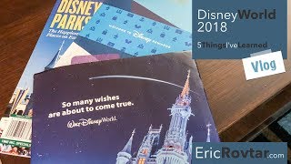 5 Things I've Learned - Disney World 2018 - EricRovtar.com