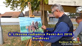 6. Likovna radionica "Peski-Art 2018. Đurđevac"