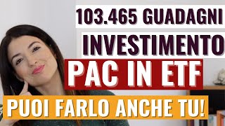 PAC IN ETF: Conviene investire in un Piano Accumulo Capitale? Rendimento 100€ mese per 35 anni