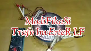 Modifikasi trafo Inverter LF Sistem 12V-220V ke sistem 24V-220V