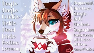 [Furry ASMR] Egee Says Some Festive Things To You | Festive Trigger Words! ☃️