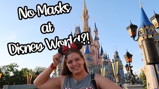 No Masks at Walt Disney World?!