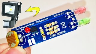 Automatic LED Light ( LDR Sensor ) PCB Tutorial