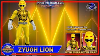 Zyuoh Lion mod Gameplay with Character Card | Power Rangers Legacy Wars