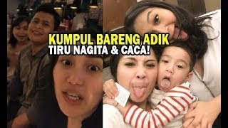 Makan Malam Bareng Adik, Ayu Ting Ting Kembali Disindir Tiru Nagita Slavina