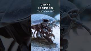 Giant Isopods: Living Fossils!🦀🔥#shorts  #ocean #dark #sealife   #underwater #mystery #facts