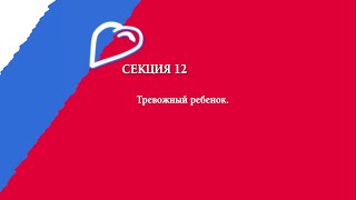 Секция № 12. Тревожный ребенок