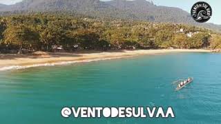 Ilhabela em 1 minuto- Praia do Curral-Vento de Sul VA’A