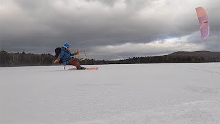 Lake Umbagog Kite Skiing 3-18-24