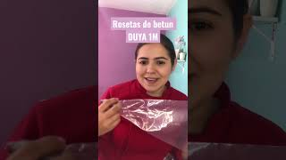 Como hacer Rosetas de betún Duya 1M #cake #shortvideo #youtubeshorts #recipe #tutorial #decoration