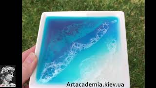 Мастер класс по живописи Fluid art | Artacademia Киев