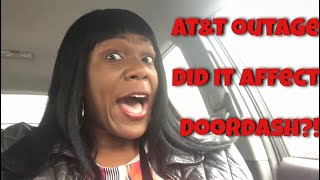 Did the AT&T outage affect Doordash?