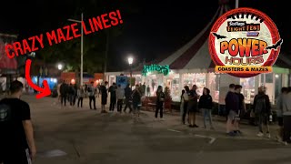 “Aftermath” Scare Maze + Busiest Fright Fest Power Hours So Far! - Six Flags Great Adventure Vlog