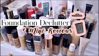 Foundation Declutter and Mini Reviews 2021 | I have this many foundations 😲 | aboutsomethingpretty