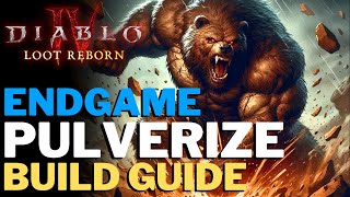 Diablo 4 - PULVERIZE Druid Endgame Build Guide! The Juggernaut // Season 4