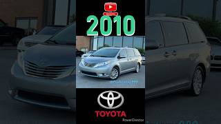 Evolution of Toyota Sienna (1997-2025) #toyotasienna