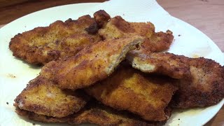 Austrian Style Pork Schnitzel - Step By Step